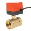 1pcs DC 12V G1 1 2  DN40 2 Way Brass Motorized Actuator Ball Valve for Air Conditioner
