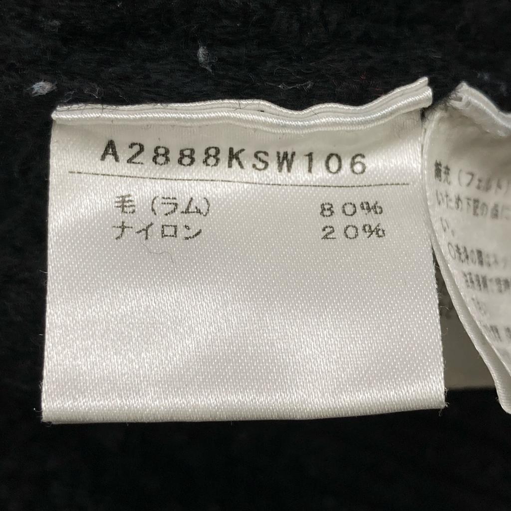 Converse [x CLANE] A2888ZKSW106 Black Lambswool Star Motif 3D Pullover Knit Tops M blackUsed