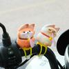 Bicycle Cartoon Cute Figurine Ornaments Featuring Creative Wind-borne Animals, Animals, Electric Vehicles, Motorcycles, Decorative Items.