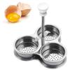 Vaporizador cocedor de huevos de acero inoxidable con agujeros