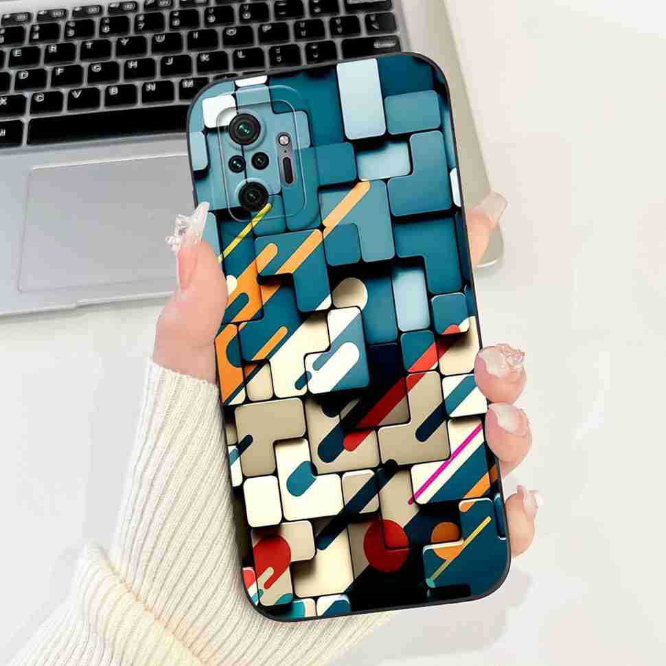 For Xiaomi Redmi Note 10 Pro 4G 6.67" Case Cherry Fashion Girl Soft Silicone TPU Cover For Redmi Note 10Pro 4G M2101K6G Shell