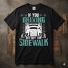 Sidewalk Stroller Urban Walker Graphic T-Shirt Funny Pedestrian Streetwear Tee