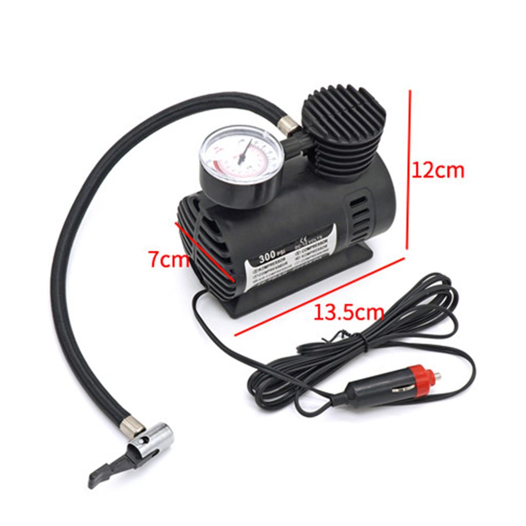 New Portable  300psi 12v Car Inflator Pump Car  Electric Tyre Pump for Emergency Needs Car Tyre Inflating