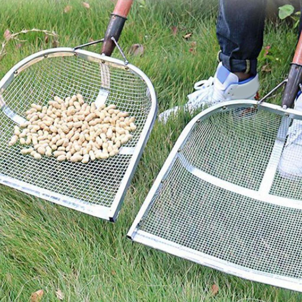 Filter Screen Soil Shovels Farm Easy To Clean Dustpan Carrying Sieve for Sifting