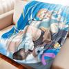 Cartoon Lynae Multifunctional Flannel Blanket Cover Warm Soft Anime Wuthering Waves Blanket Decor Home Universal Blankets