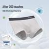 Jie Li Ya Men's 10A Antibacterial Cotton Boxer Briefs 4-Pack