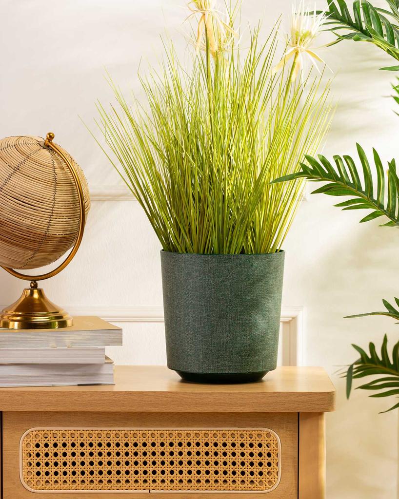 Pot Aloe Texelle Avocado H20X19.5