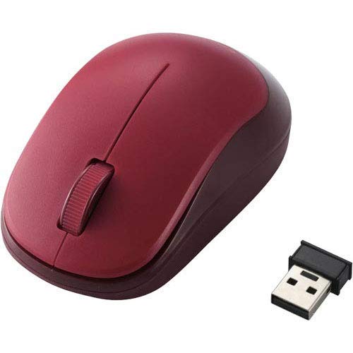 Elecom BlueLED Mouse/EPRIM/Wireless/3-Button/Red M-DY12DBRD