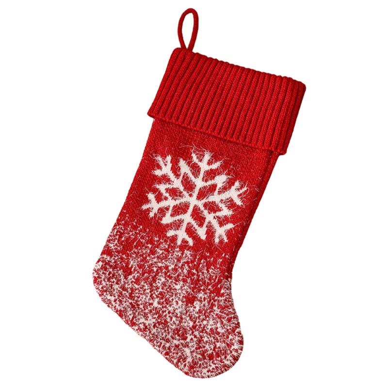 

Christmas Stockings 17 Xmas Holiday Hanging Stocking Socks Candy Gift Bag Decor X3UC