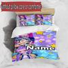 Set copripiumino 3 pezzi (1*Copripiumino + 2*Federe, Senza Nucleo), Set Biancheria da Letto Personalizzato con Nome KPop Cacciatori di Demoni, Decorazione Camera da Letto Casa Regalo