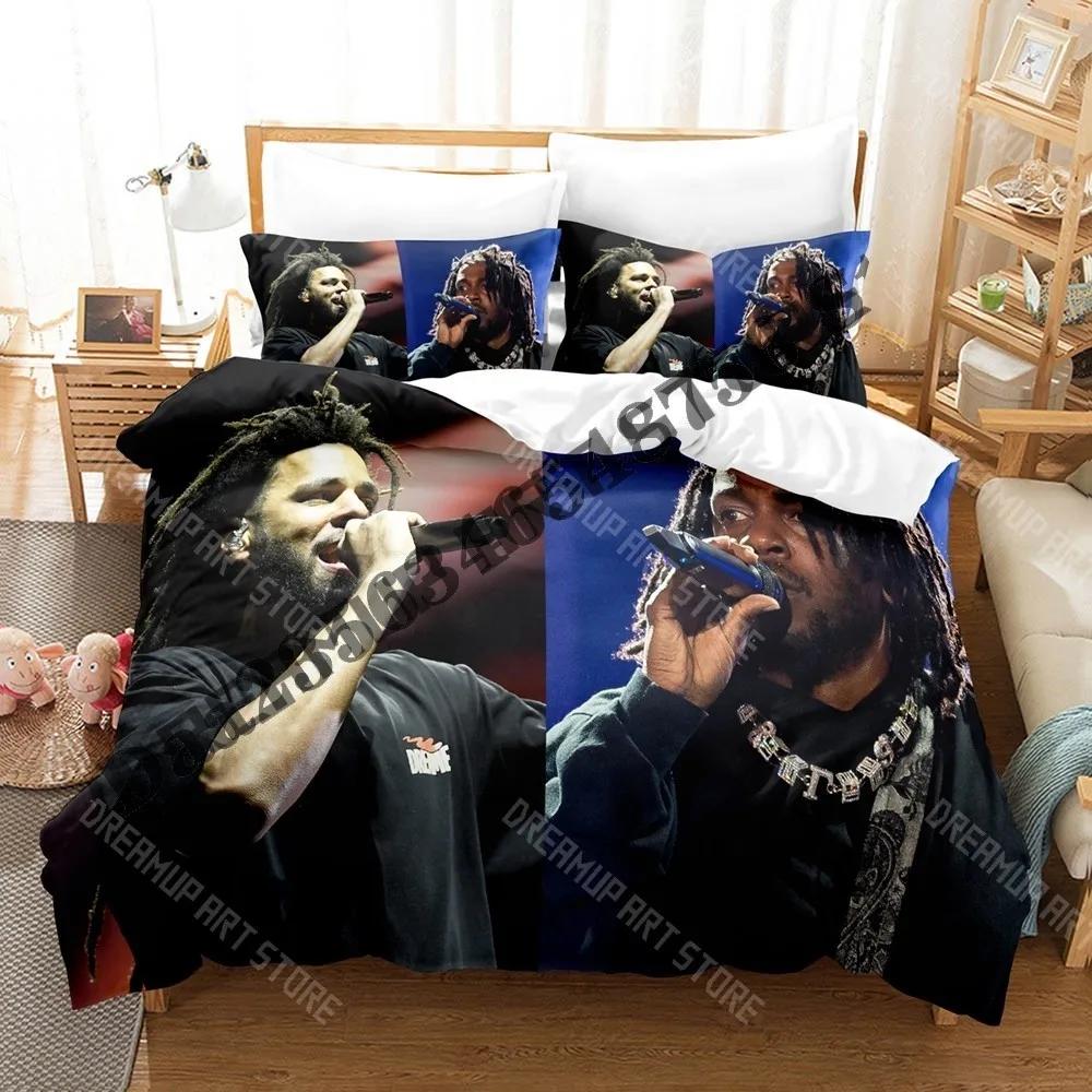 3D Print J Cole Bedding Set Single Twin Full Queen King Size Bed Set Adult Kid Bedroom Duvetcover Sets 3D Print Anime Bed Sheet