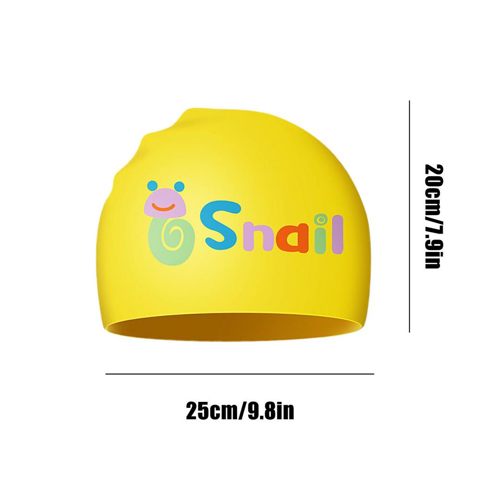 

Cartoon Swimming Cap Children Kids Silicone Swiming Pool Water Sport Hat Cute Swim Bathing Hats Caps Little Boys Girls New жовтий