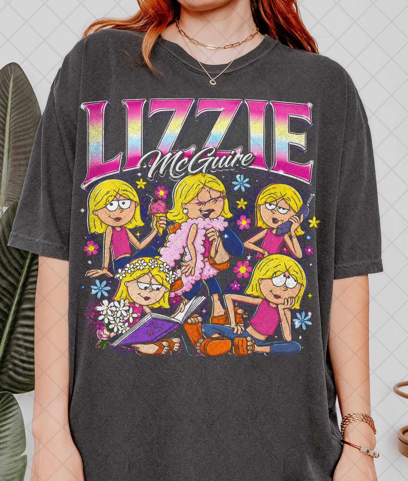 Comfort Colors Lizzie McGuire Bootleg Shirt, Disneyland Lizzie McGuire Shirt, Lizzie Mcguire Birthday GifT shirt, Disneyworld Trip Shirt XL