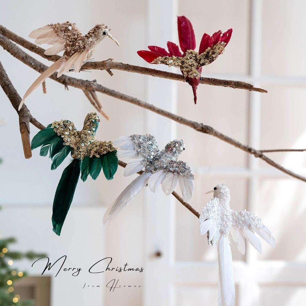 Realistic Simulation Bird Decor Simulate Christmas Tree Decoration Home Decor