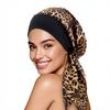 New Women Flower Print Hat Elastic Muslim Hijab Hats Long Tail Head Wraps Chemo Beanies Caps Cancer Bandanas