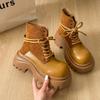 Botines de Moda para Mujer Planos Plataforma Moda Zapatos Deportivos Vestir Casual Diseñador Botas de Invierno 2025 Nuevas Góticas Mujer Chelsea Botas