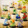 Compatible Lego Micro Building Blocks - Potted Plants & Succulents for Children's Educational Assembly and Girls' Gifts.