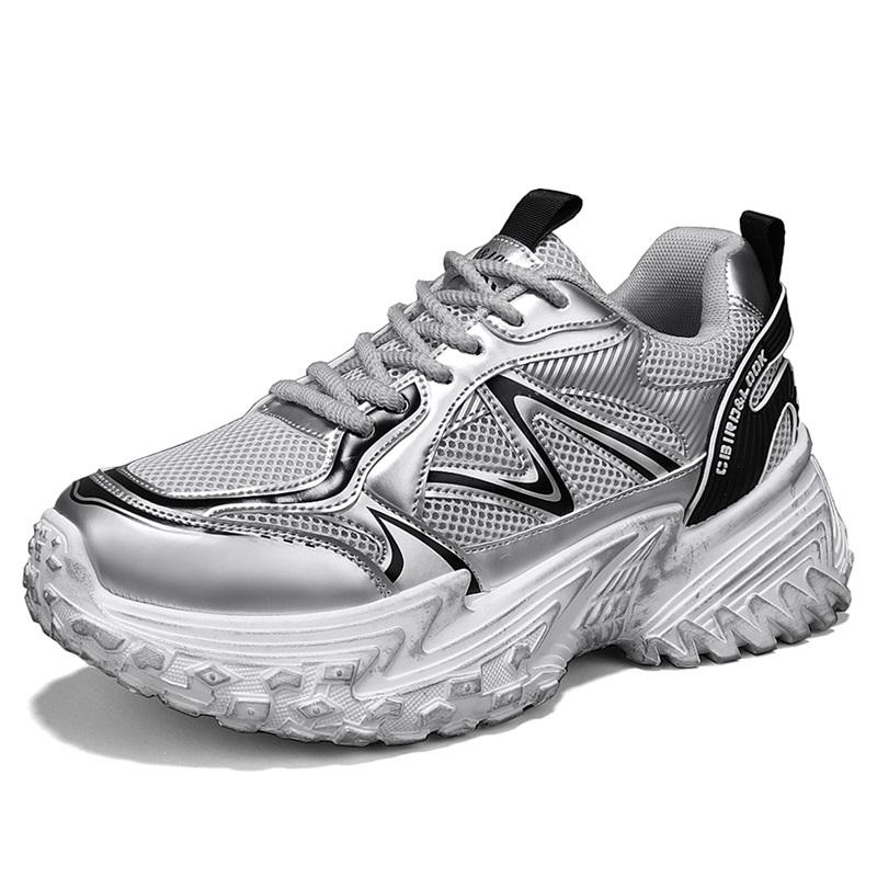 

Мужская повседневная спортивная обувь на толстой подошве для весны и осени, противоскользящая мягкая подошва, удобные кроссовки для бега на открытом воздухе, молодежные модные кроссовки 41