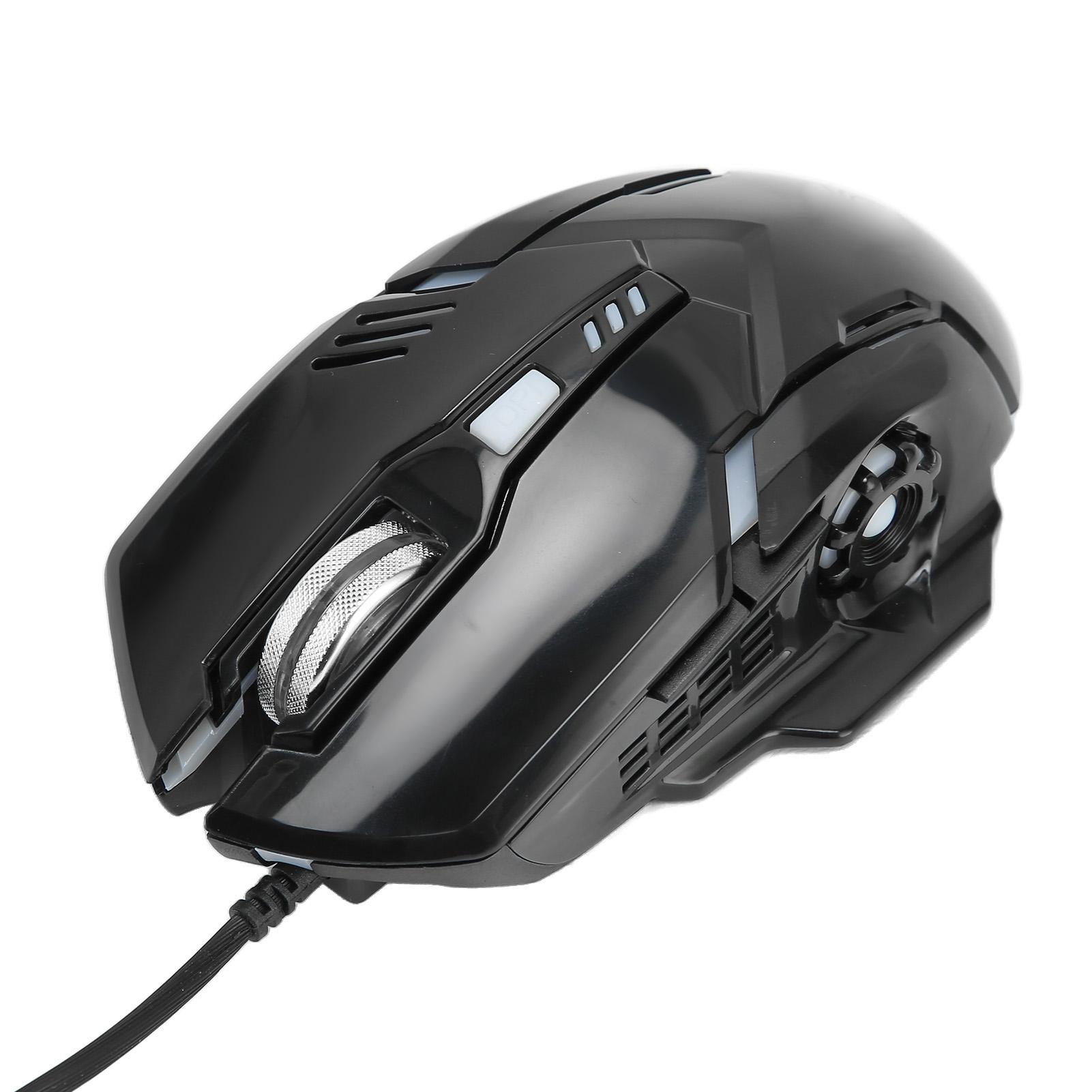 

Wired Gaming Mouse DPI 1200 1800 2400 3600 USB Interface RGB Backlit Ergonomic PC Gaming Mice for Home Computer