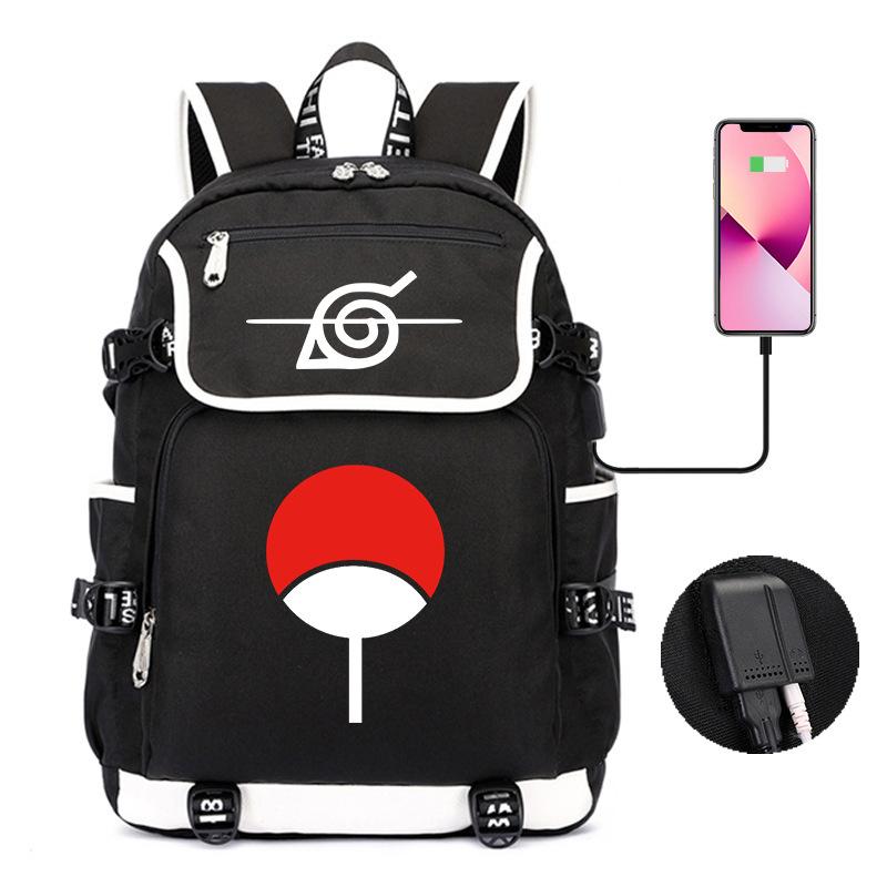 Backpack Day Manga Cartoon Printing Student School Bag Business Large Capacity Usb Computer Bag