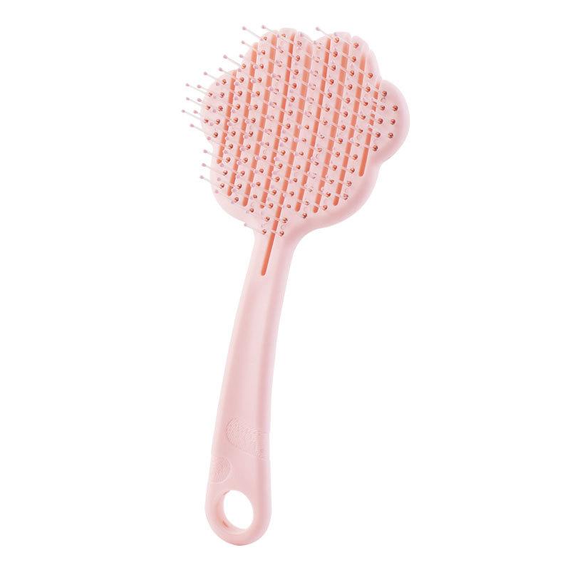 Custom Logo Dry Massage Comb Vented Detangling Brush for Curly Hair Waterproof Eco-Friendly Salon Hairdressing
