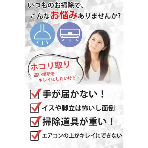 JOIEM Extendable Handheld Dust Mop (Recommended by Cleaning Professionals) - Up to 280cm Long, Dust Removal Brush for Dusting and Cleaning Blinds (Gra