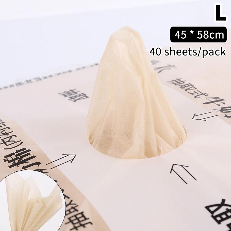 40 Pcs Milk Cotton Tissue Paper Florist Flower Wrapping Paper Diy Handmade Bouquet Crafts Gifts Packaging Wedding Party Supplies