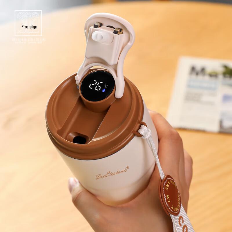 Smart Temperature Display Coffee Cup