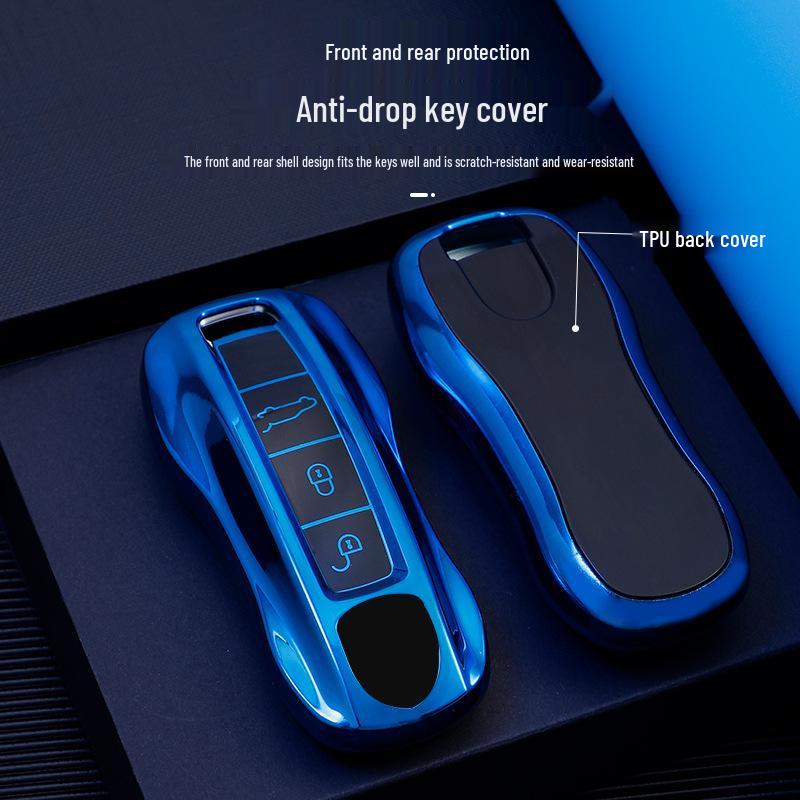 Compatible Porsche Key Case Shell for New and Old Models - 20 Cayenne, 911, Panamera.