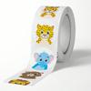 500pcs/Roll Mix Animal Sealing Stickers Cute Fox Rabbit Decals DIY Notebook Fridge Suitcase Reward Waterproof Label Sticker Toy