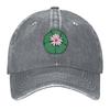 Peyote Cactus Drawing with Flower Baseball Cap Winter Hat Golf Cap Thermal Visor Custom Cap Caps For Women Mens