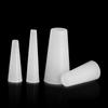 High-Temperature Resistant Silicone Tapered Stopper with Threaded Hole Plug for Sealing and Oxidation Protection