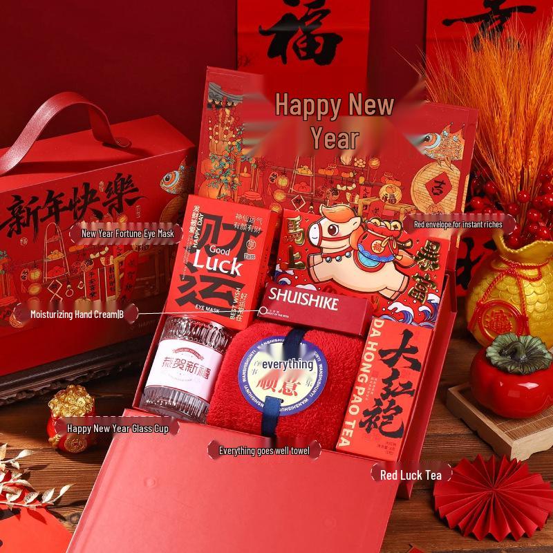 2026 Jahr des Pferdes Firmen-Neujahrs-Souvenir-Geschenk für Mitarbeiter: Individuelles praktisches Frühlingsfest-Souvenir