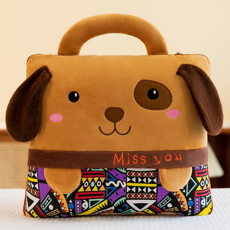 Všestranný kombinovaný polštář a deka do auta - Skládací prošívaná deka na cestování, na pohovku a pro zdřímnutí v kanceláři.