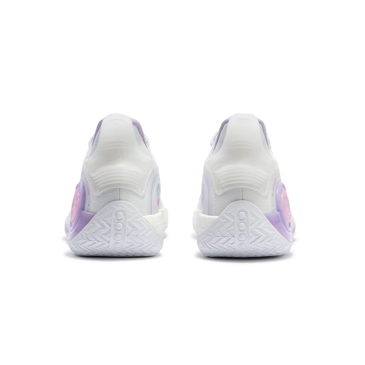 361 AG 4 SOAR Basketball Shoes Men's Low Top 361 Degrees White/Digital Lavender 572421101-1