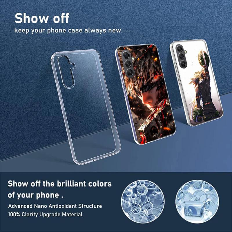 My Hero Bakugou Katsuki Phone Case for Samsung A17 A37 A57 A07 A16 A26 A36 A56 A06 A02S A12 A22 A32 A52S A04S A14 A24 A34 A54 A0