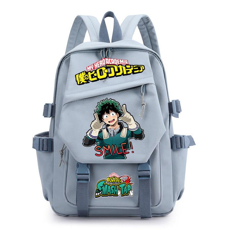 My Hero Academy School Bag Children's Backpack Elementary School Bag Male Female Junior High School Student College Student Campus Backpack