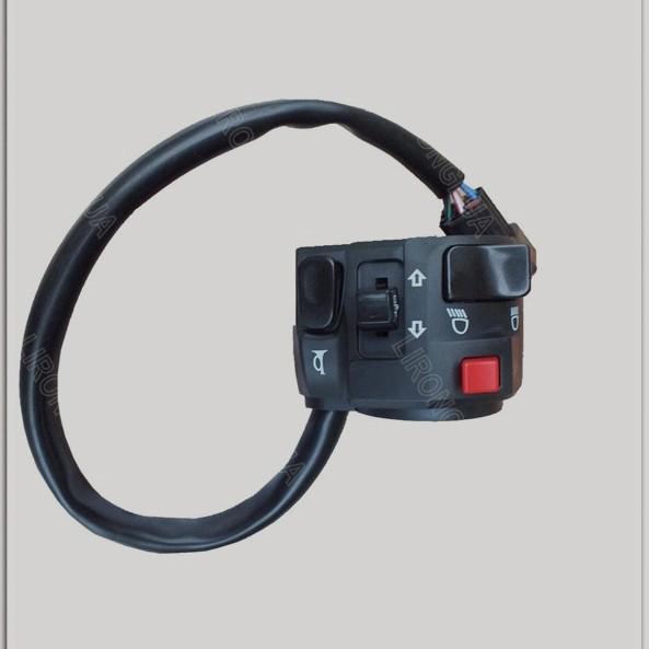 Huanglong BJ600GS Headlight Left/Right Handlebar Switch for Start, Turn Signal, Horn, Light