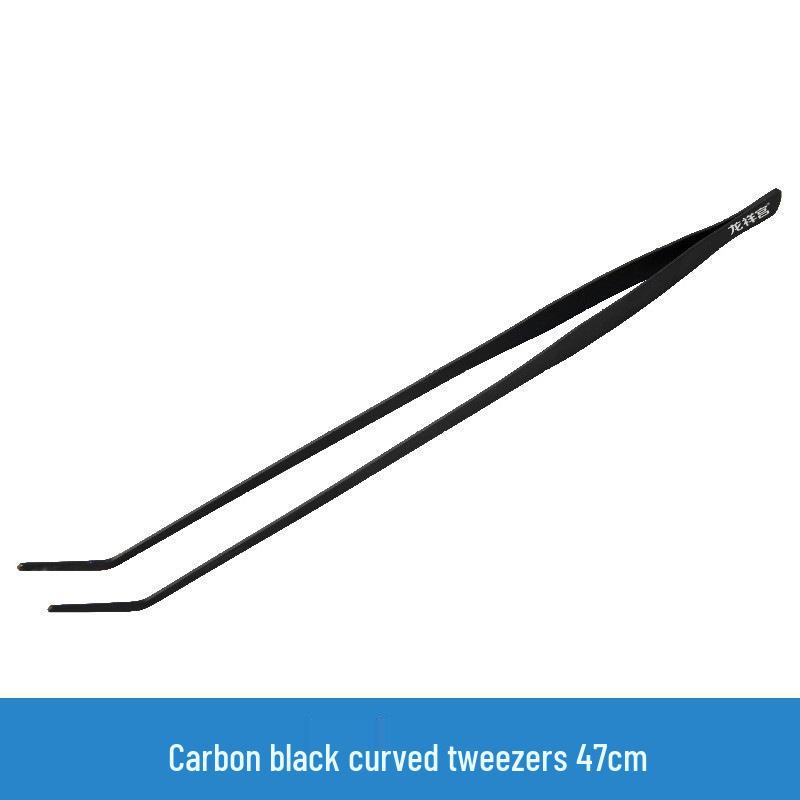 Longxiang Palace Aquarium Landscaping Set: Stainless Steel Tweezers, Feeding Tongs, and Wave Scissors for Aquatic Plants in Fish Tanks