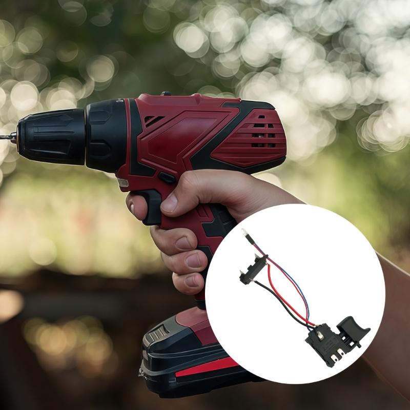 Speed Control Push Switches For 21V Lithiums Battery Operated Cordless Drill And Impact Wrench Fast Installation