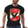 Short-Sleeve Al Ahly Sc Logo T-Shirt for Men Black