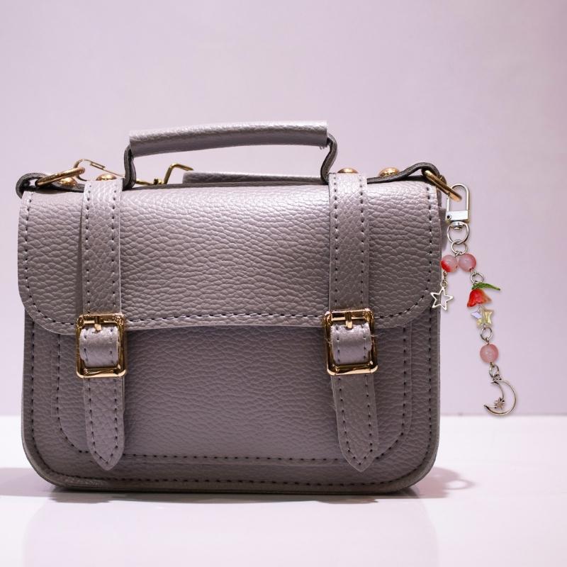 Elegante Maiglöckchen Handyketten Perlen-Handy-Lanyard Schlüsselanhänger Einfache Tragbare Handy-Taschen Rucksack Schlüsselhalter Dekoration