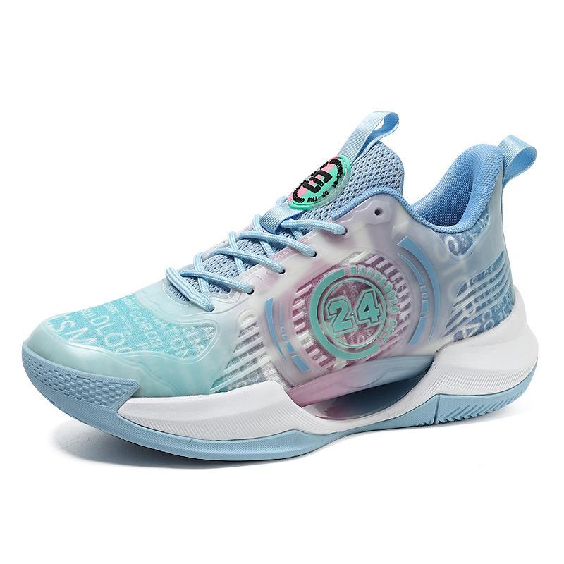 

Men s Women s Basketball Shoes Low Top Mesh Fabric Night Light Fashionable Wear-resistant Anti Slip Star Training Sports War Boots 43