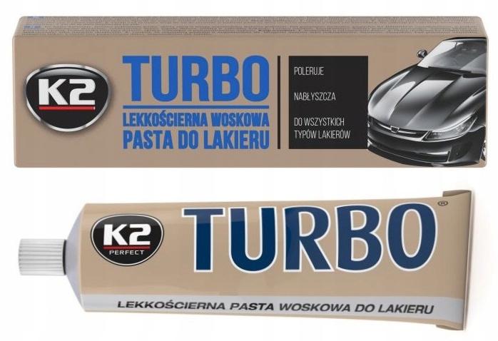 K2 TURBO PAINT PASTE WAX POLISH 120g