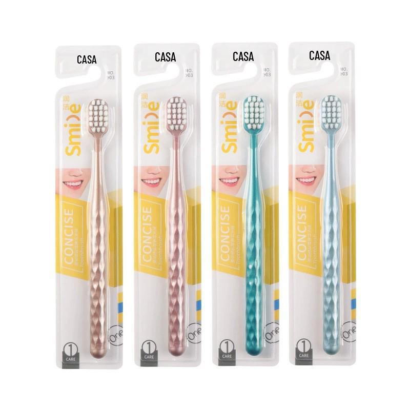 Kashadopamine Advanced Soft Bristle Toothbrush with Wide Head and Small Holes for Gum Care - Adult Home Use