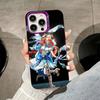 Spiel GI Nilou Lila Transluzente Handyhülle für iPhone 17 16 15 14 13 12 11 X XR XS 8 7 Air Pro Max Plus Bunte Hülle