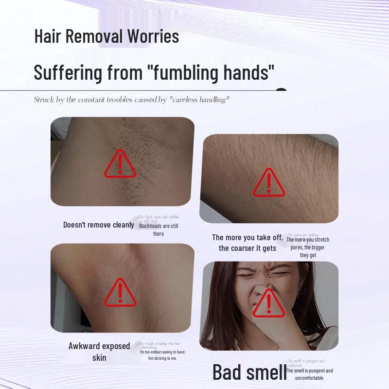 AOPY Unisex Hair Removal Cream - Hand, Armpit, Leg, Body, Plant Extract Formula.