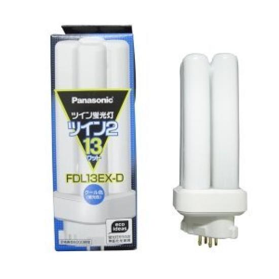 

Panasonic 10 Piece Set Compact Fluorescent Light 13W Cool Color Wavelength Daylight Twin Fluorescent Light Twin 2 Bundled (3 Color) (4 Bridge)