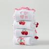 2pairs Embroidery Women Yoga Socks Cherry Pattern Non-Slip Socks Fashion Pilates Socks  Female