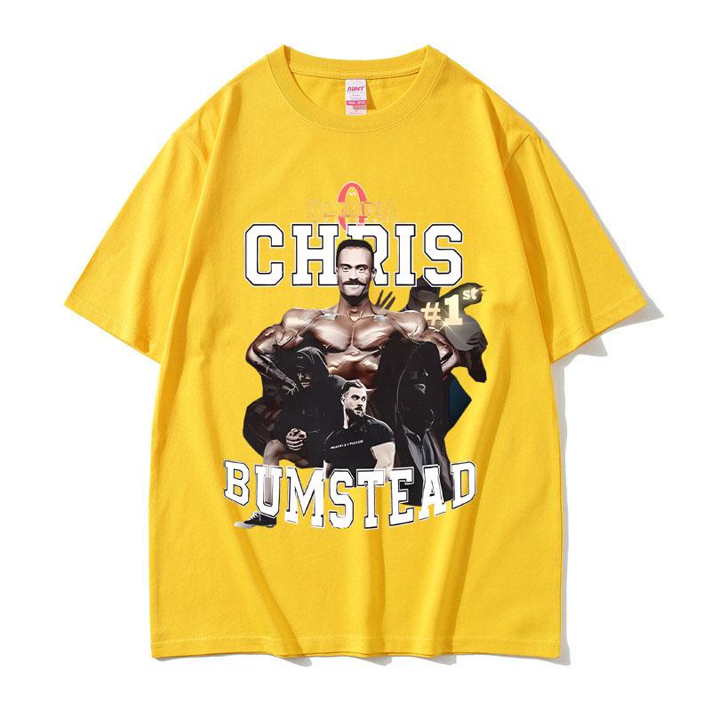 Olympia Chris Bumstead Pump Cover Funny Meme Graphic Tshirt Unisex Fitness Gym Oversized T Shirts Unisexs Women Casual Cotton Tshirt